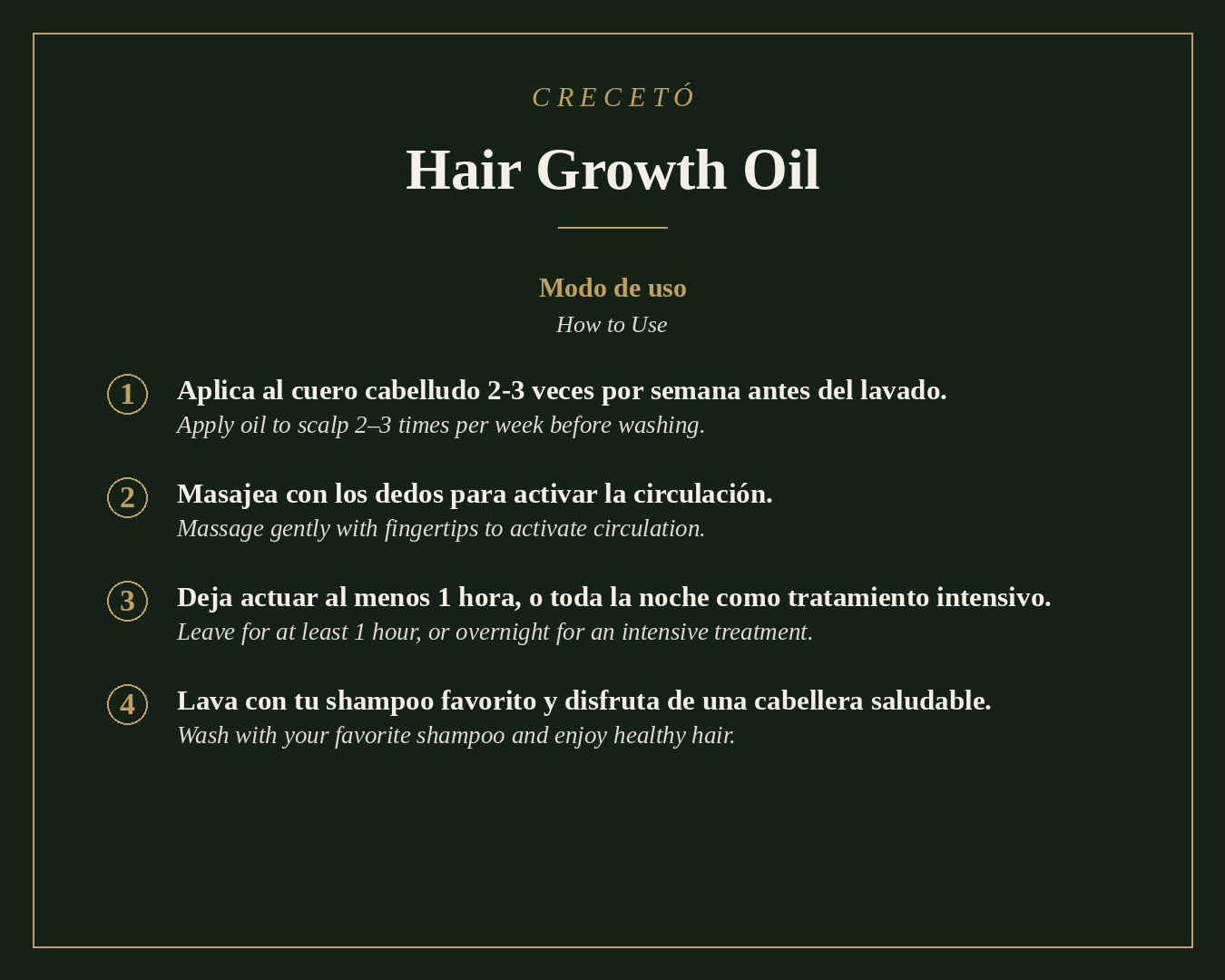 Traditional Hair Growth Ritual Kit - Hair Growth Oil + Rosemary, Cinnamon & Clove Botanical Infusion